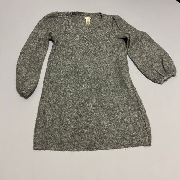 MAX STUDIO Shift Sweater Dress heather gray M - Picture 1 of 7